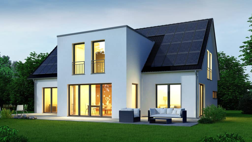 Solar-Panels-On-The-Roof-Of-The-House